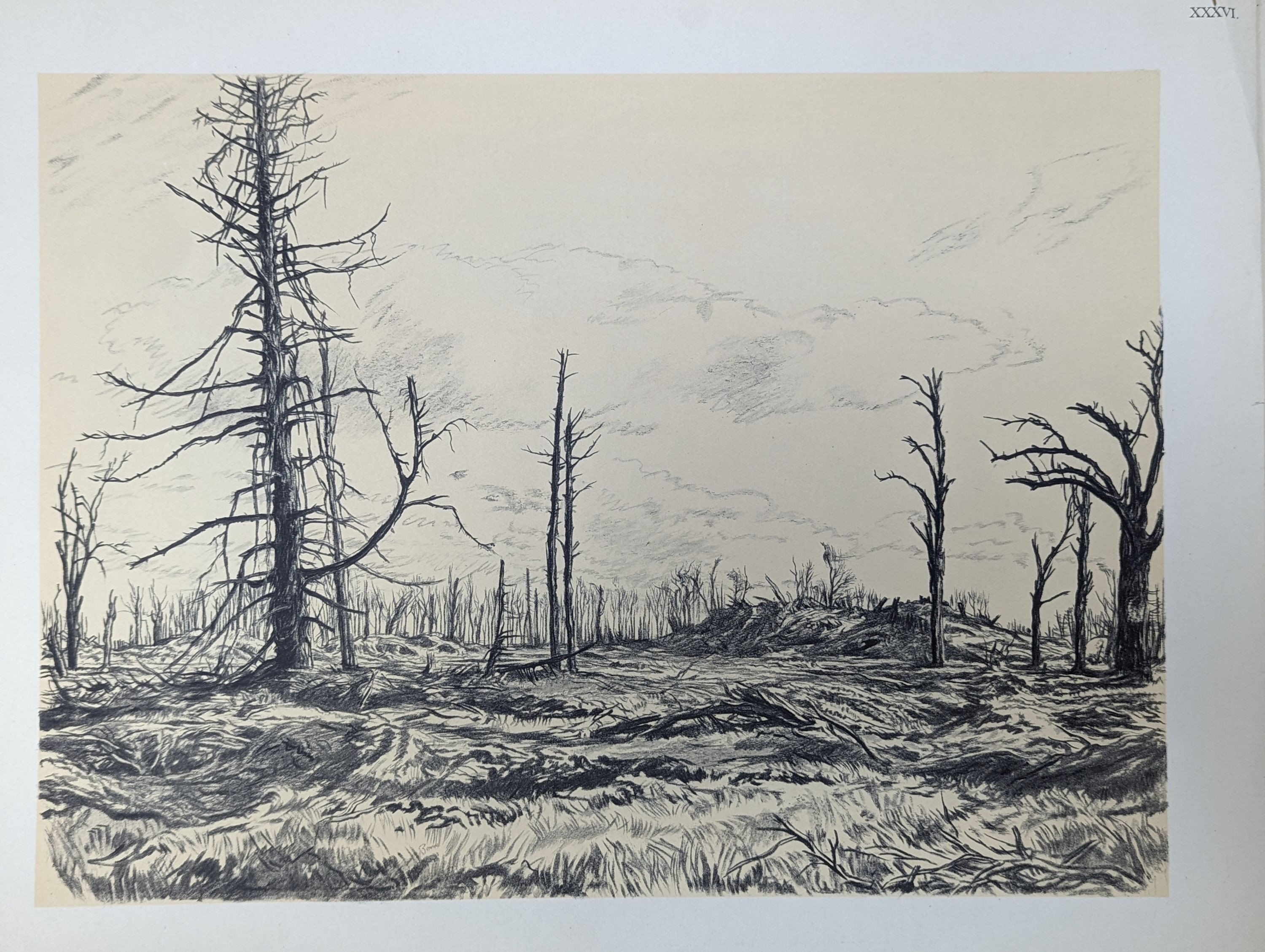 After Muirhead Bone, twenty unframed colour prints, Scenes from the Great War, overall 38 x 51cm, unframed